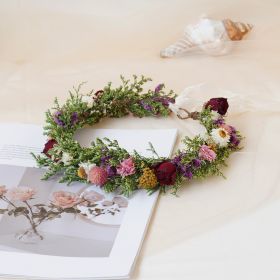 Baby Breath Crown, Dried Crown, Bride Crown, Wedding Crown, Daily Crown, Party Crown, Birthday Crown